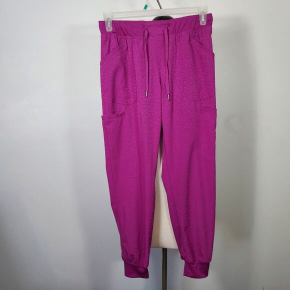 Ava Therese Scrub Joggers Womens Medium Drawstring Elastic Waist Medical Dental - Picture 2 of 15